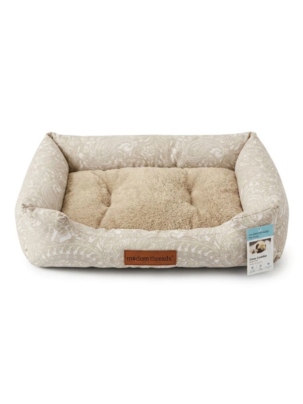 Cozy Cuddler Plush Small Pet Bed